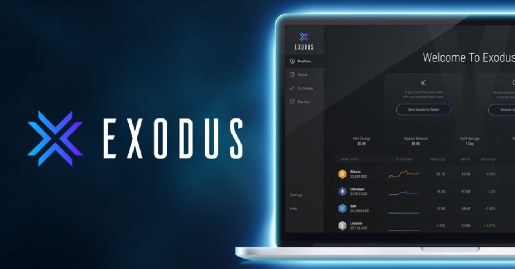 exodus wallet crypto supported coins