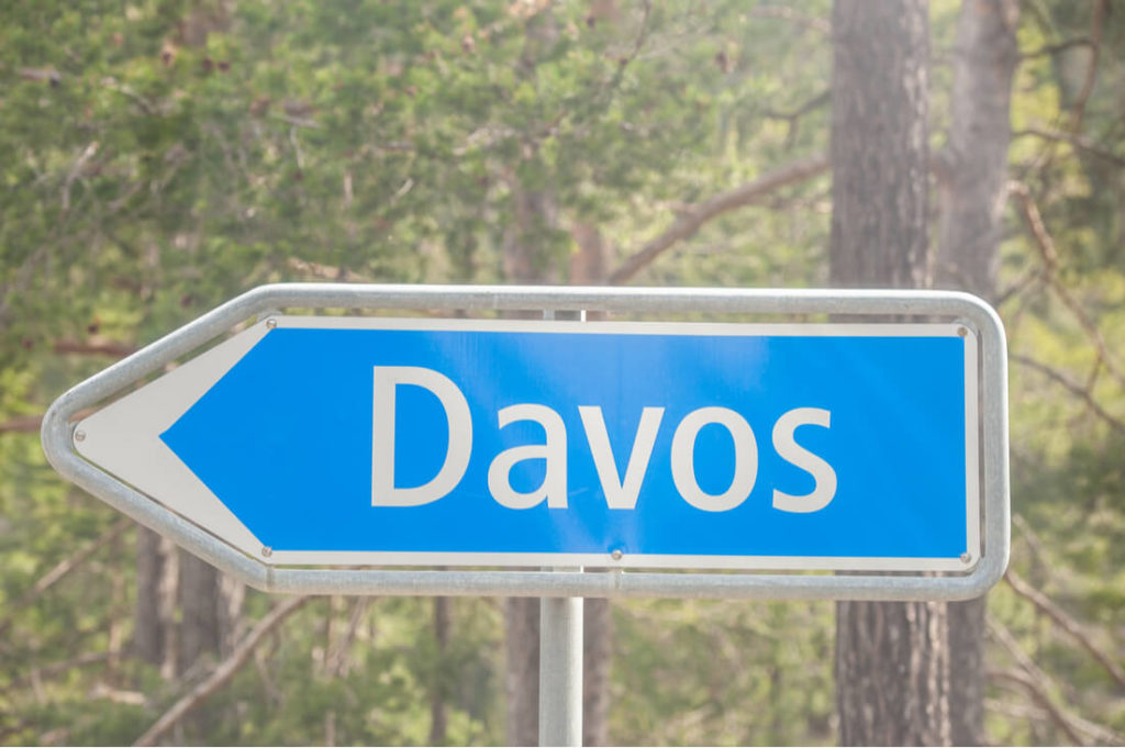 Davos street sign
