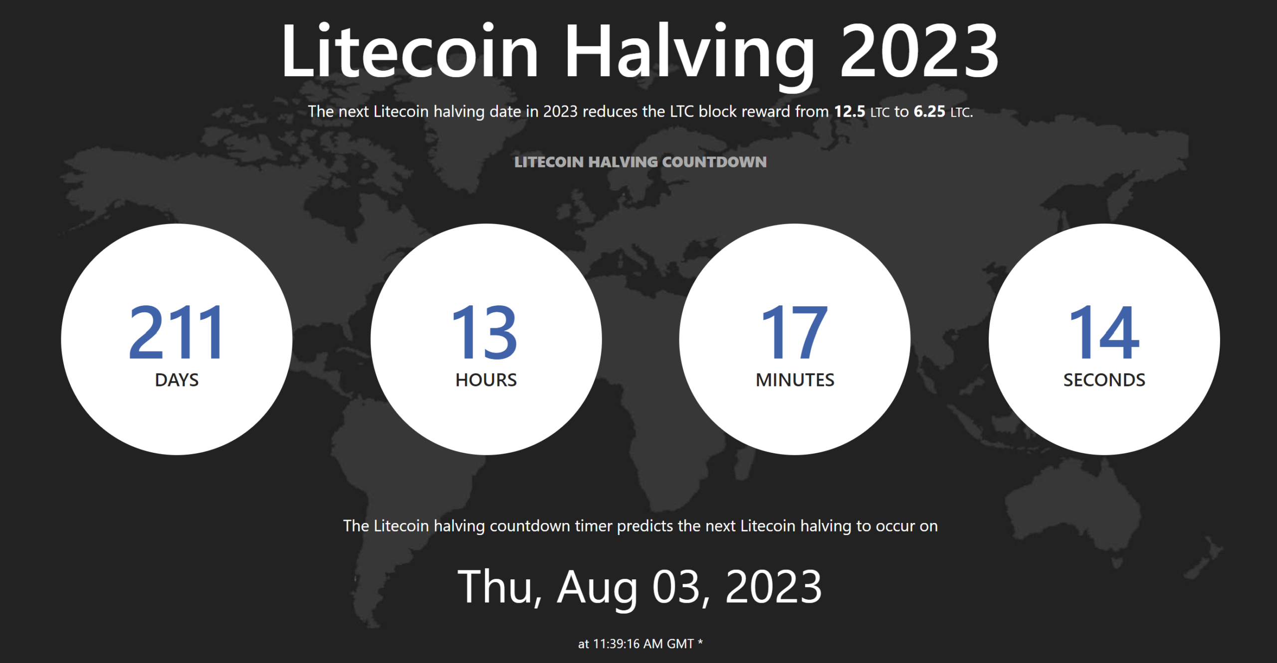 countdown to ltc halving in days hours minutes