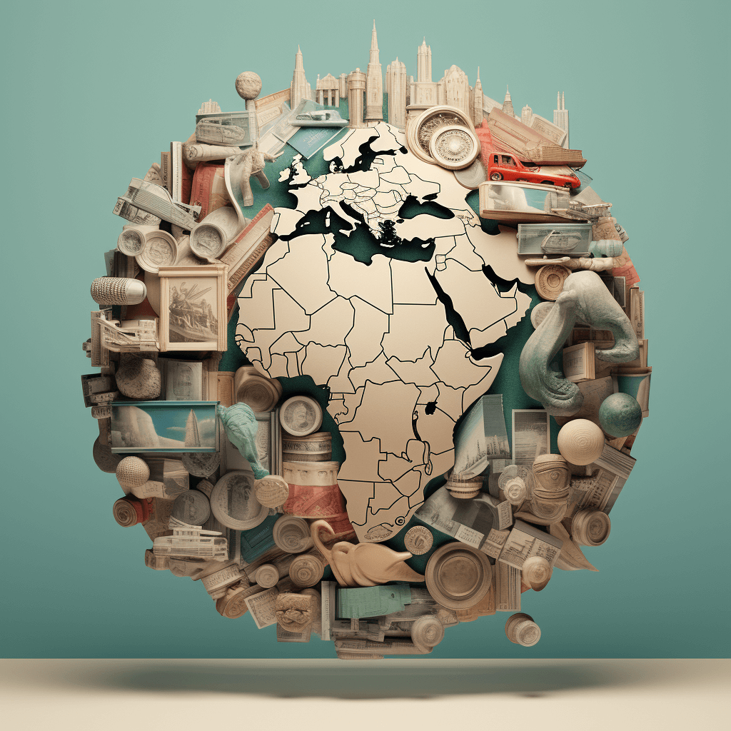 an image illustrating the national currencies of the following countries: Argentina, Venezuela, Lebanon, Egypt, Turkey, and Nigeria.