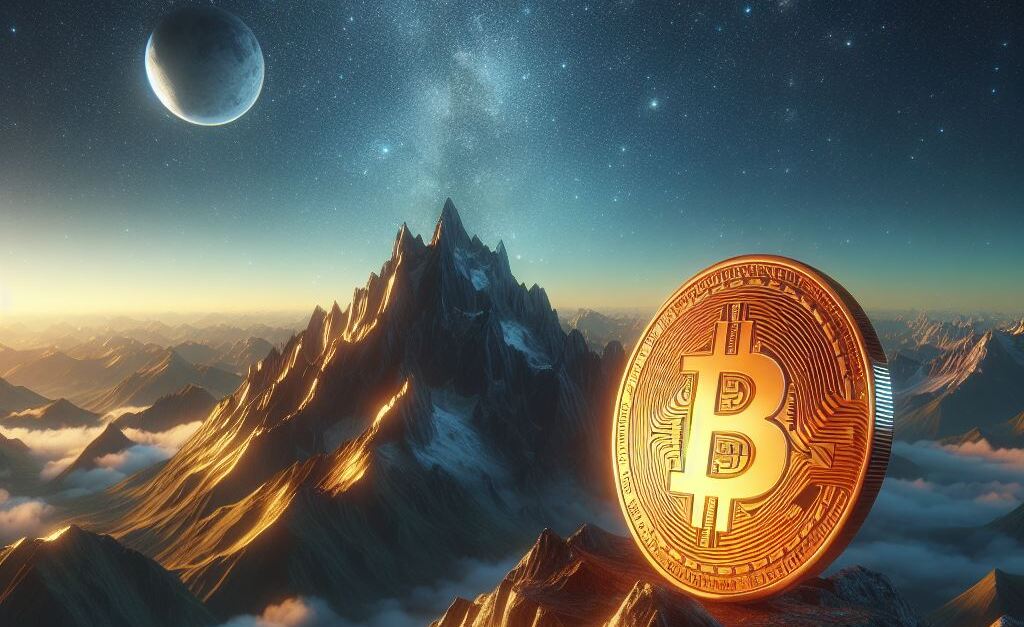 Xcoins lands on the moon ethereal view